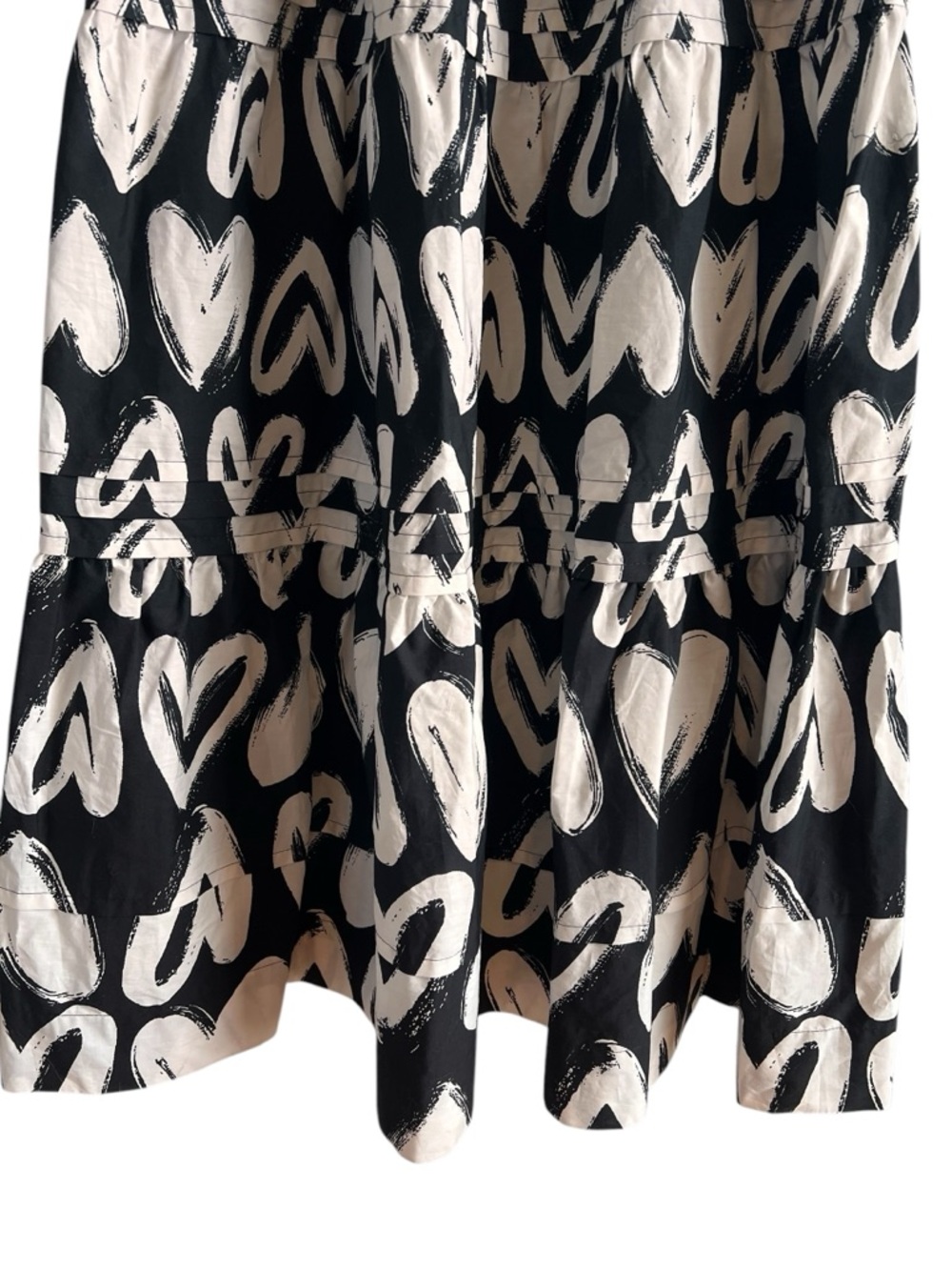 Anthropologie Somerset maxi dress in heart print size size S excellent condition - Picture 8 of 14